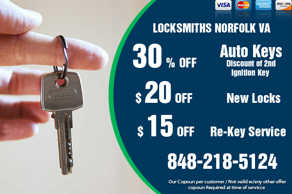 Locksmiths Norfolk VA Coupon